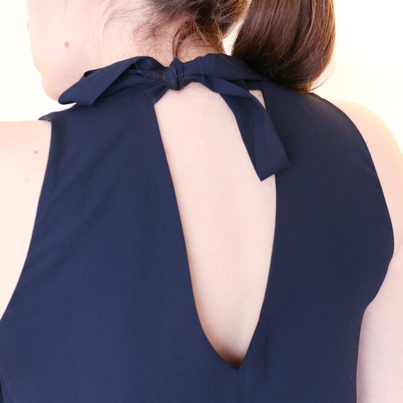 Navy Tunic Dress - Picture 2 of 2